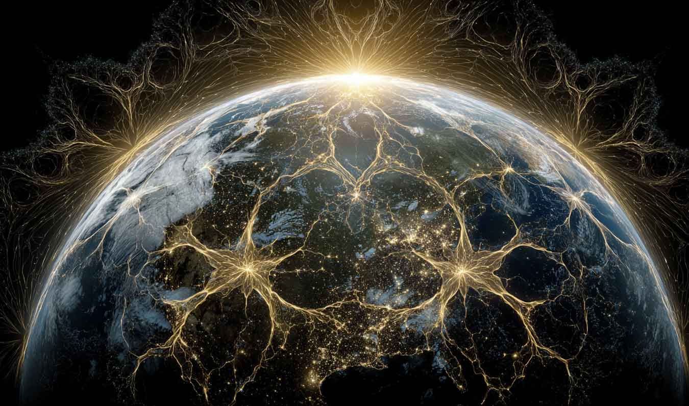 meditative global mandala