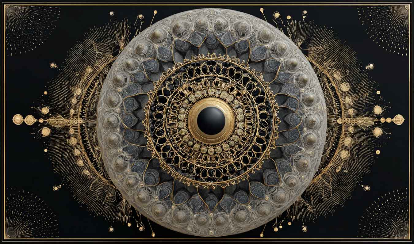 meditative muted mandala